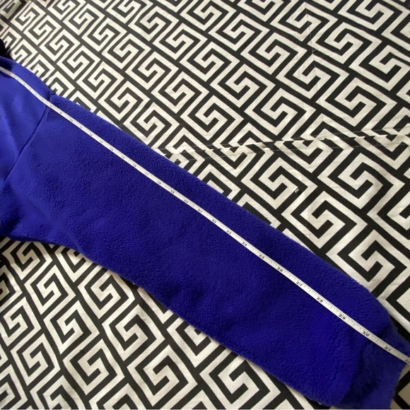 Vintage Patagonia purple retro Synchilla fleece exposed blue zipper - Picture 10 of 15